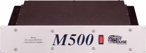 M500 Mono High Current MOSFET Control Room Amplifier